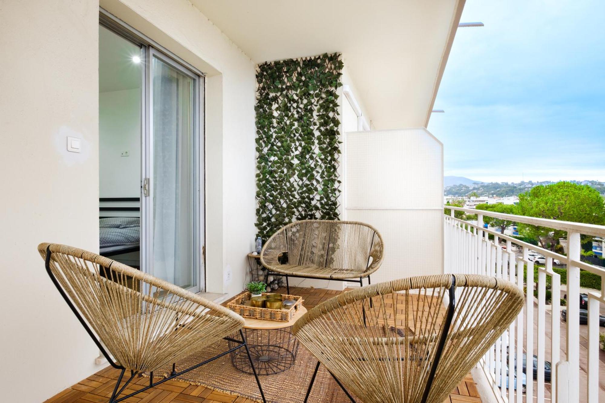 Ferienwohnung Le Millesime ~ Vue ~ Balcon ~ Parking Cagnes-sur-Mer Exterior foto