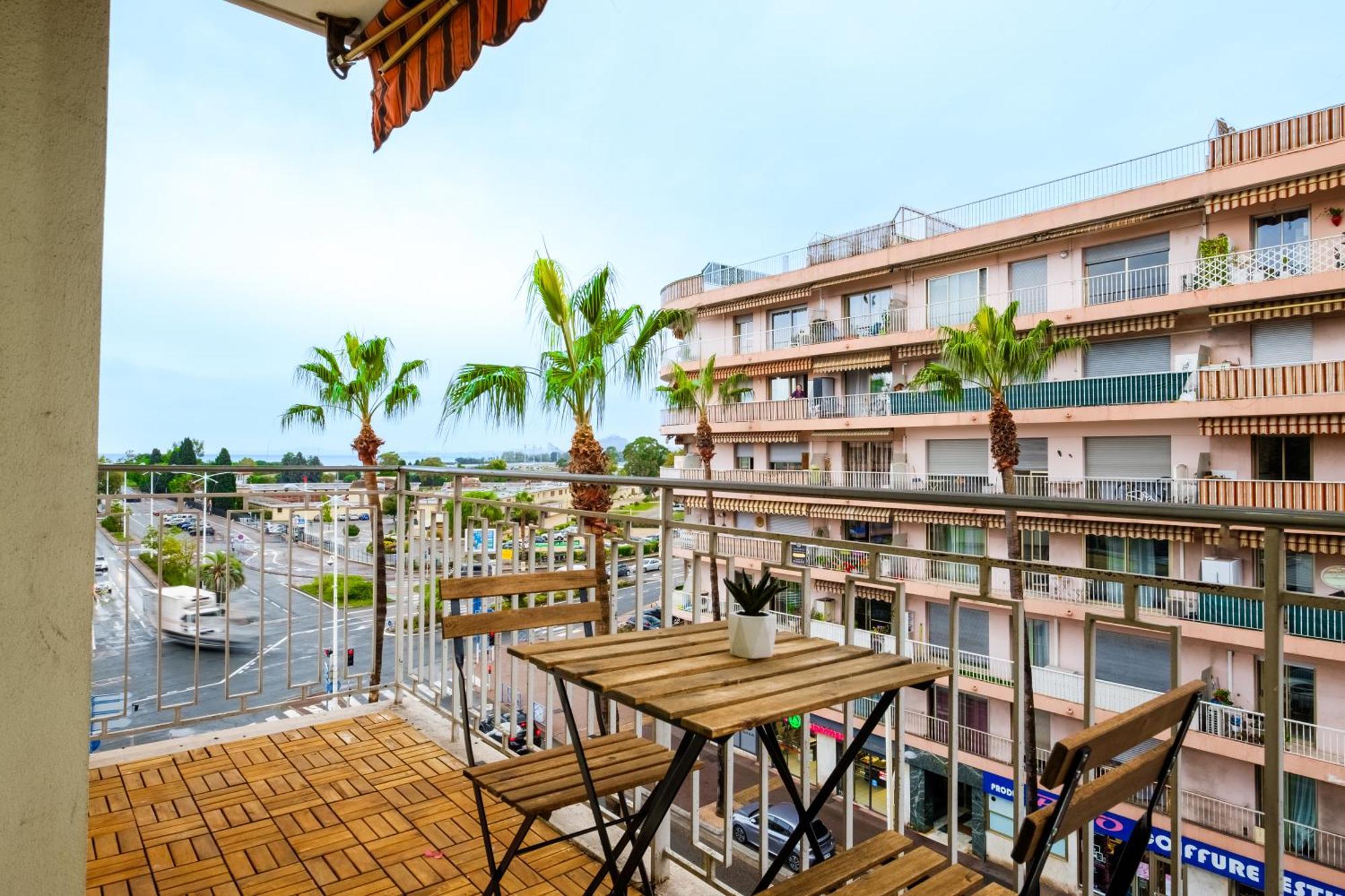Ferienwohnung Le Millesime ~ Vue ~ Balcon ~ Parking Cagnes-sur-Mer Exterior foto